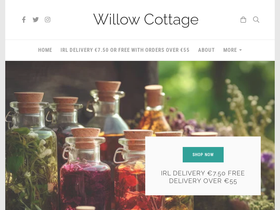 willowcottage.ie homepage screenshot