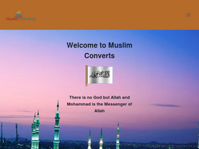 'muslimconverts.com' screenshot