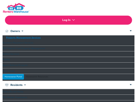 'renterswarehouse.com' screenshot