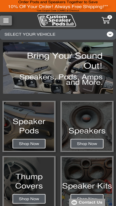 customspeakerpods.com
