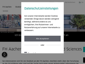 'fh-aachen.de' screenshot