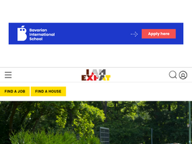 'iamexpat.de' screenshot