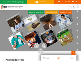 'ficci.in' screenshot