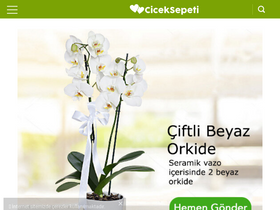 'ciceksepeti.net' screenshot