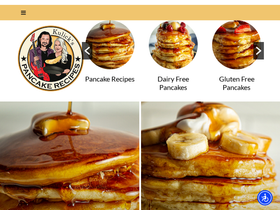 'kulickspancakerecipes.com' screenshot