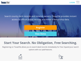 'texasfile.com' screenshot