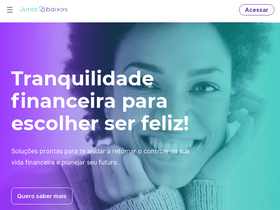 'jurosbaixos.com.br' screenshot