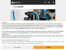 'zurnal24.si' screenshot