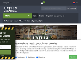 'unit13shop.eu' screenshot