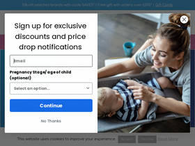'babyandchildstore.com' screenshot