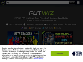 'futwiz.com' screenshot