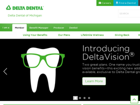 'deltadentalmi.com' screenshot