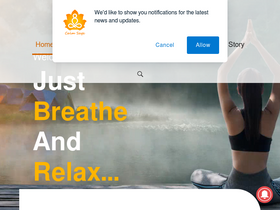 'calmsage.com' screenshot