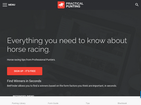 'practicalpunting.com.au' screenshot