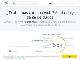 'trustscam.es' screenshot