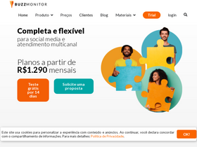 'buzzmonitor.com.br' screenshot