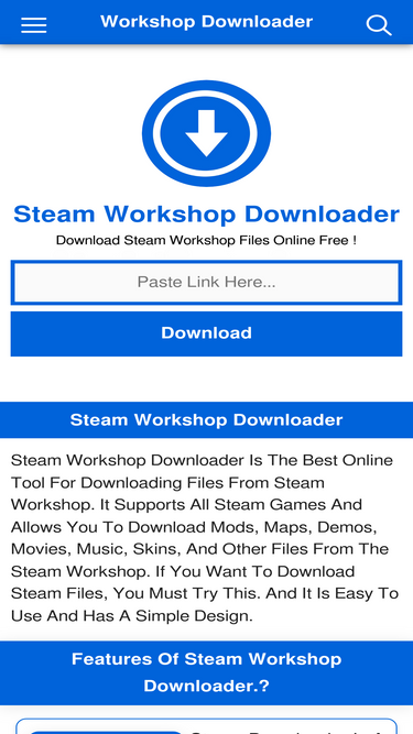 steamworkshop.download Competitors - Top Sites Like steamworkshop