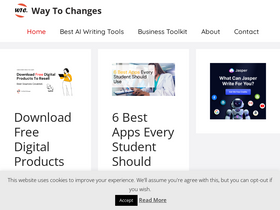 'waytochanges.com' screenshot