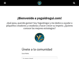 'yoguidrogui.com' screenshot