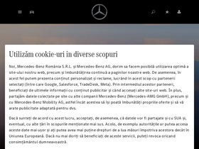 'mercedes-benz.ro' screenshot