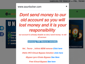 'asunlocker.com' screenshot