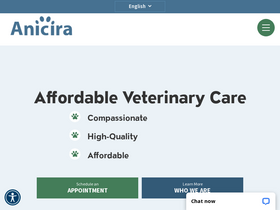 'anicira.org' screenshot