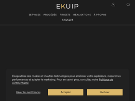 ekuip.ca homepage screenshot