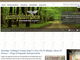 'ideasnopalabras.com' screenshot