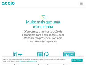 'acqio.com.br' screenshot