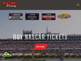'poconoraceway.com' screenshot