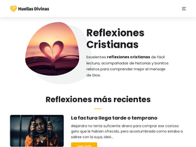 'huellasdivinas.com' screenshot
