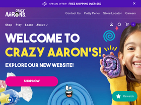 'crazyaarons.com' screenshot