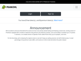 'prankowl.com' screenshot