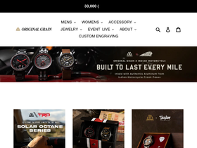 Original Grain homepage screenshot