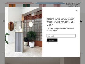 'sightunseen.com' screenshot