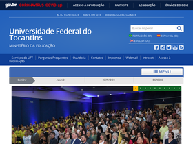 'uft.edu.br' screenshot