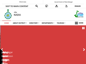 'nadia.gov.in' screenshot