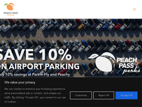 'peachpass.com' screenshot