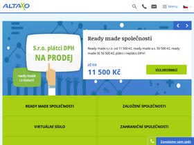 'altaxo.cz' screenshot