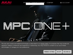 'akaipro.com' screenshot