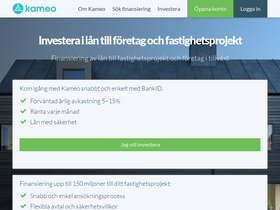 'kameo.se' screenshot