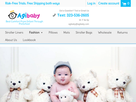 agibaby.com homepage screenshot