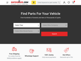 Safexbikes best sale spare parts