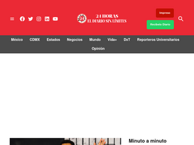 '24-horas.mx' screenshot