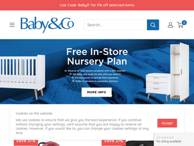 'babyandco.com' screenshot