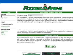 'footballarena.org' screenshot