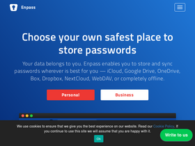 'enpass.io' screenshot