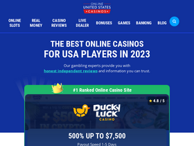 'onlineunitedstatescasinos.com' screenshot
