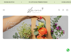 aurorastudiofloral.com.br homepage screenshot