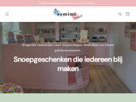 samimi.be homepage screenshot